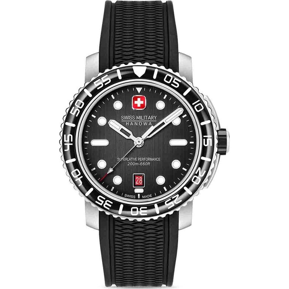 Swiss Military Hanowa SMWGN0001701 Black Marlin Watch • EAN: 7620958010123  •