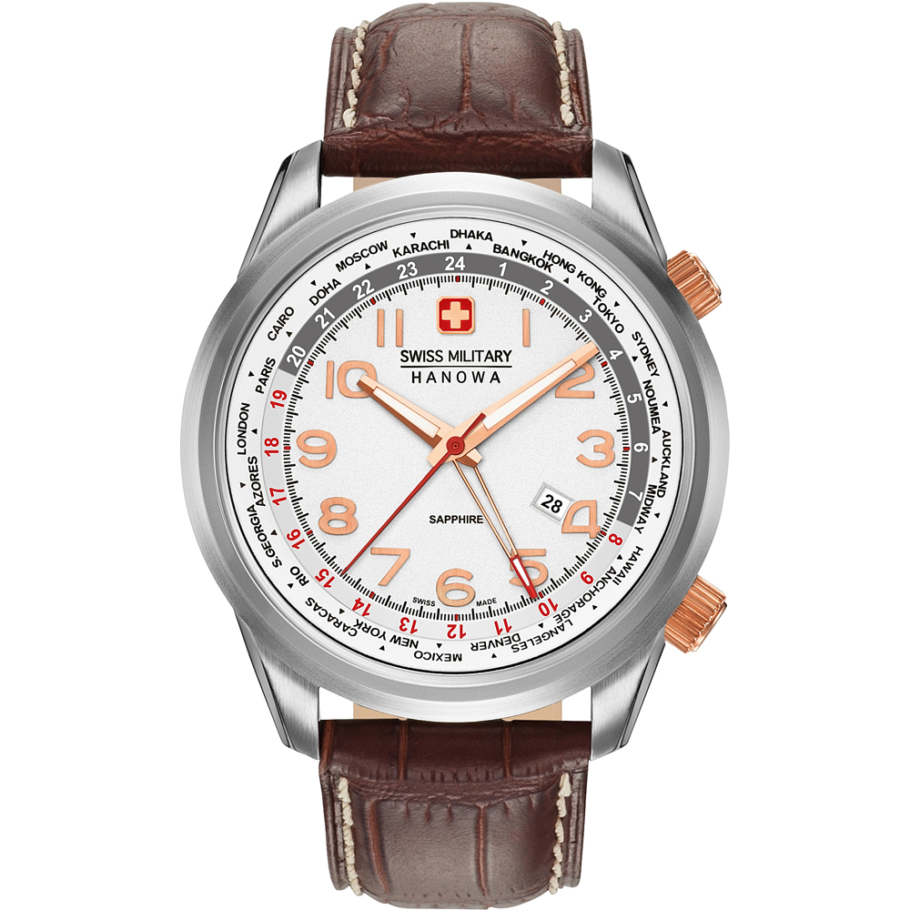 Swiss Military Hanowa 06-4293.04.001 Worldtimer Watch