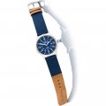 Blue gents watch with backlight Fall Winter Collection Timex