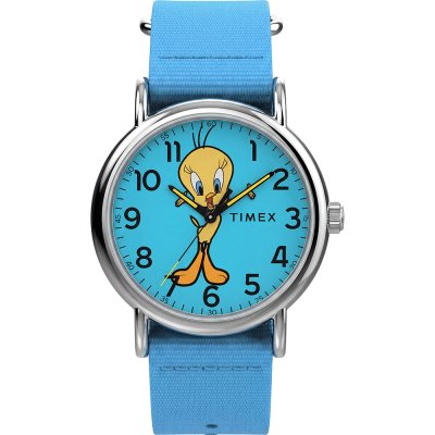 Reloj Timex X Warner Brothers TW2Y99500 Looney Tunes x Timex Tweety Bird Weekender