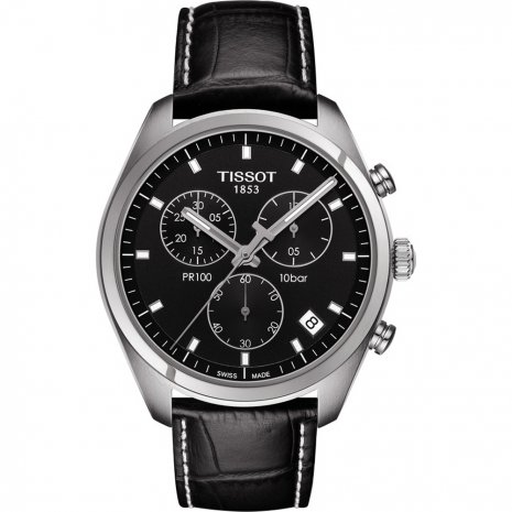 Orologio Tissot T-Classic PR100 – Cronografo Al Quarzo Acciaio Quadrante Nero 42mm