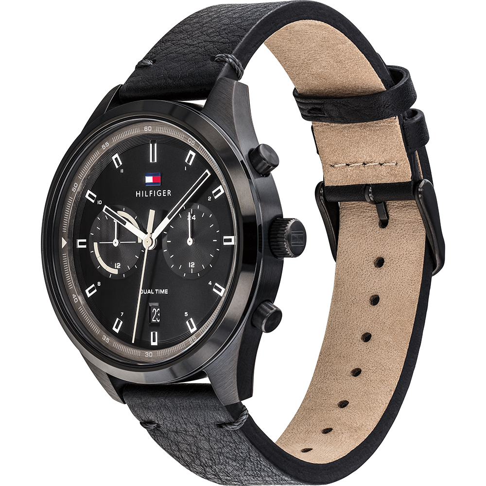 Tommy hilfiger dual time watch Clearance