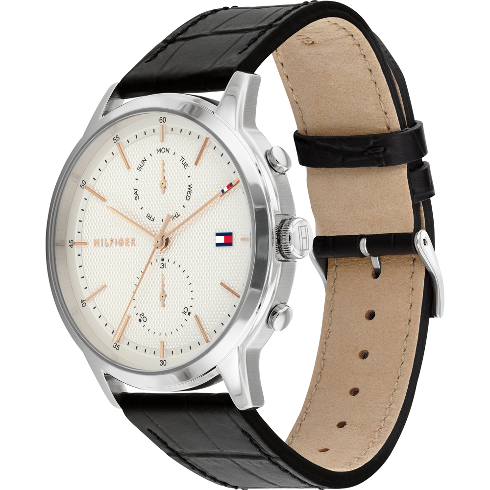 tommy leather watch