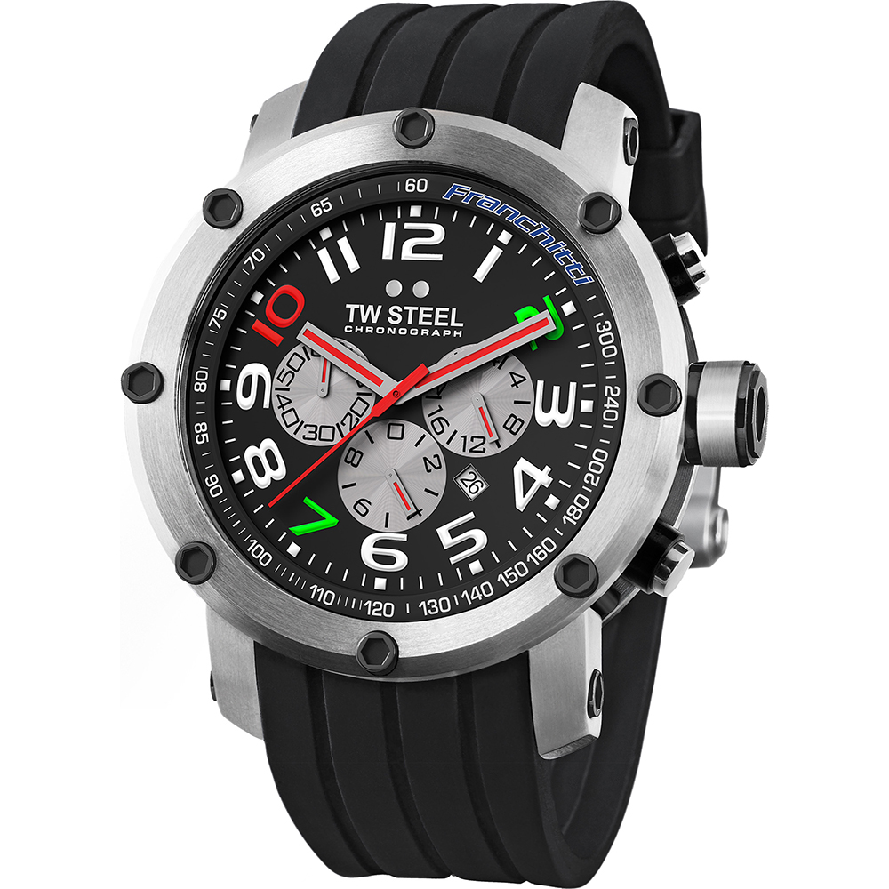 TW Steel Watch Chrono Grandeur Tech Dario Franchitti TW608