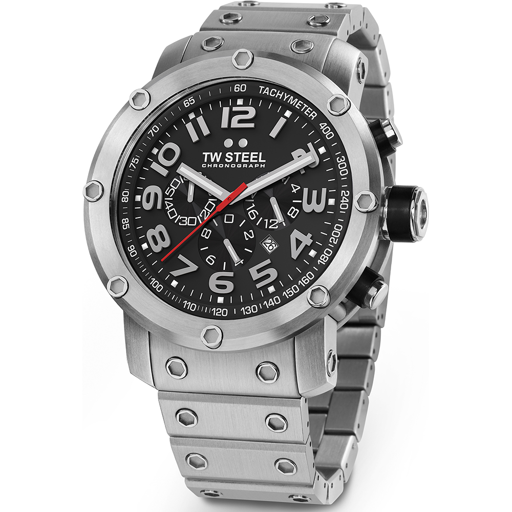 TW Steel Watch Chrono Grandeur Tech TW127