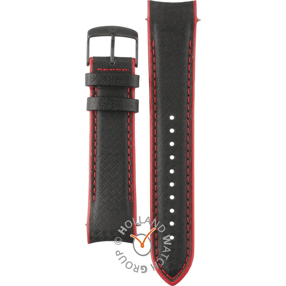 Wenger Straps 07.2922.004 Roadster Black Night Strap